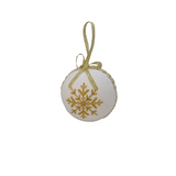 Silver & Golden Embroidered Ornaments